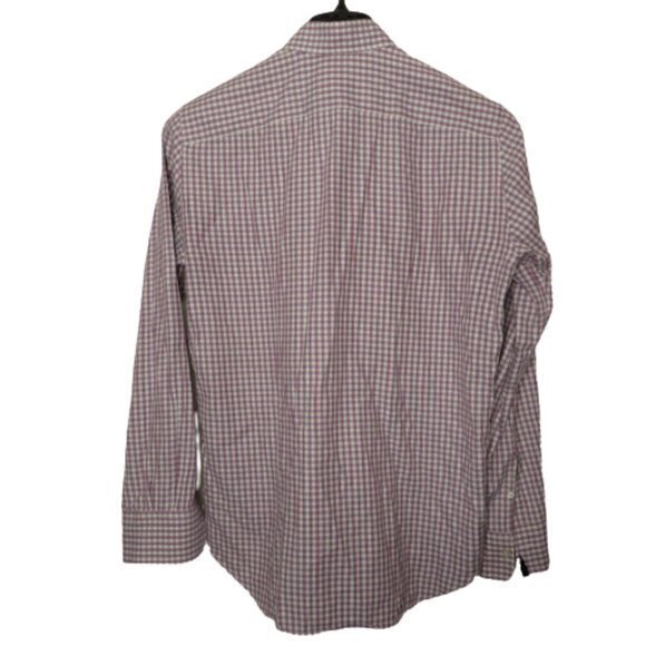 Canali‎ check print button front shirt - Picture 3 of 9